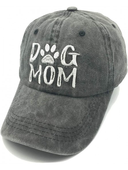 Waldeal Women's Embroidered Hat Adjustable Denim Dog Mom Baseball Cap